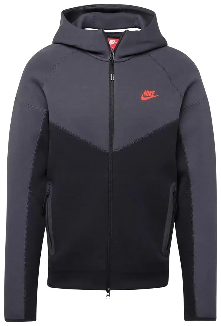POLERON NIKE TECH FLEECE RED AND SHADOW