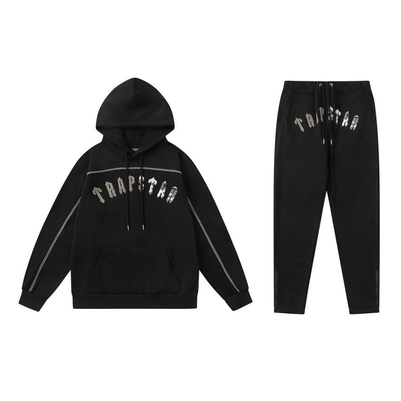 CONJUNTO TRAPSTAR NEGRO " GOLDEN BOY "