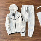 CONJUNTO NIKE TECH FLEECE BLANCO