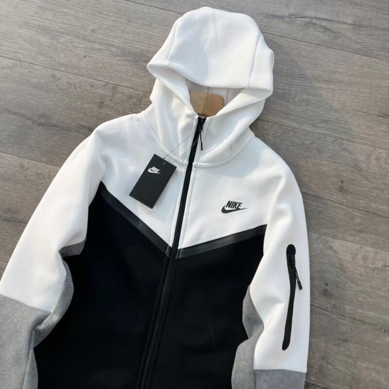 POLERON NIKE TECH FLEECE NEGRO/BLANCO