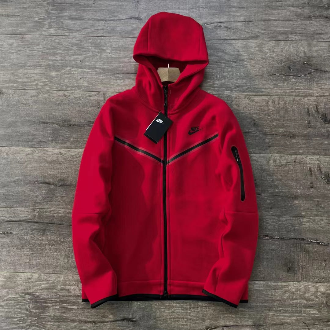 POLERON NIKE TECH FLEECE ROJO