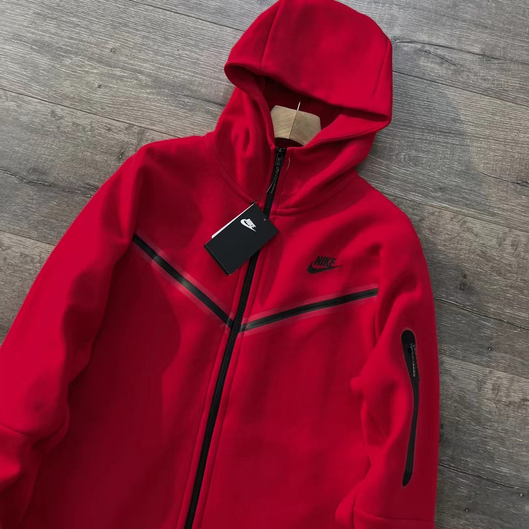 POLERON NIKE TECH FLEECE ROJO