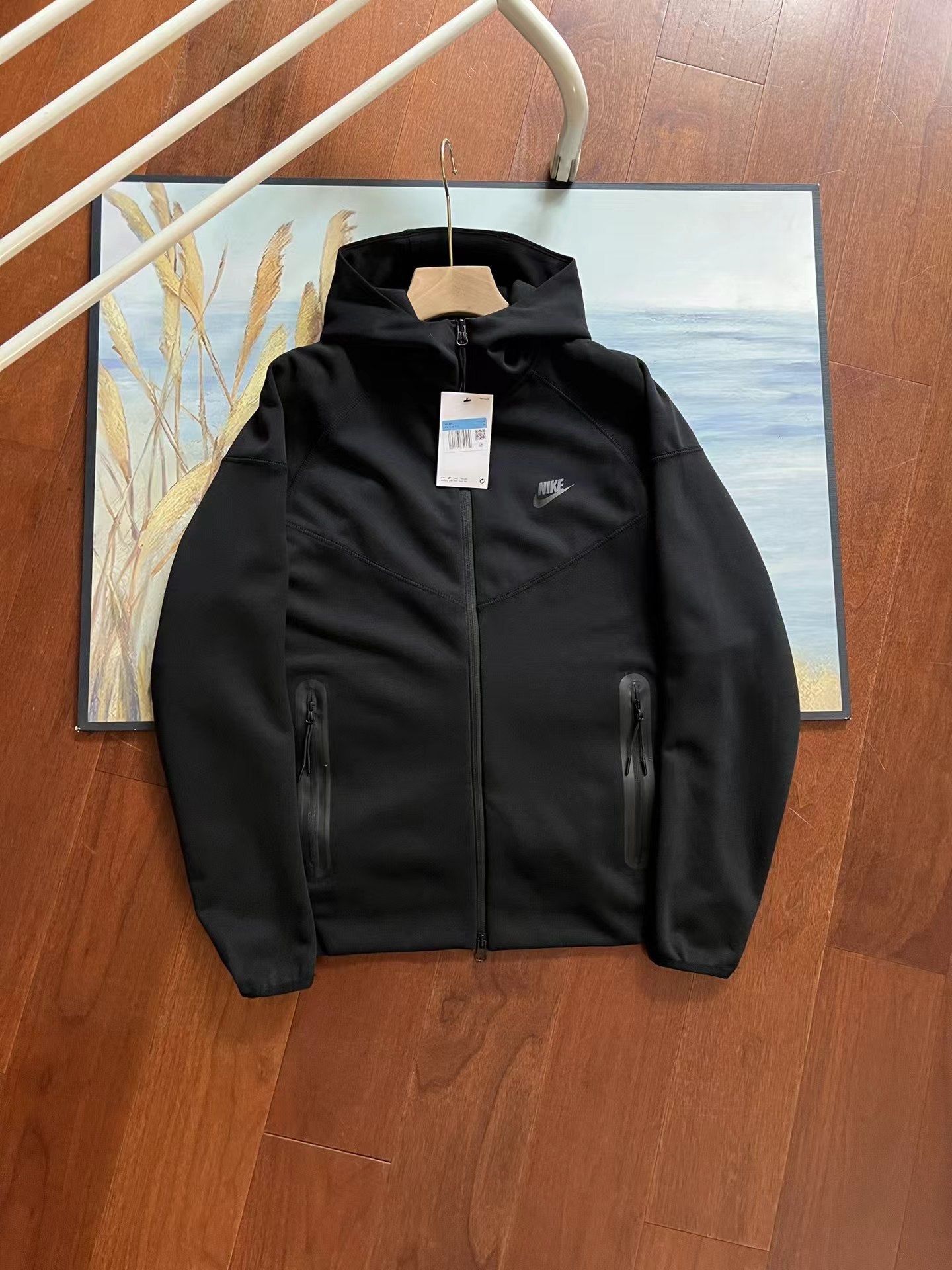 POLERON NIKE TECH FLEECE NEGRO -NEW GEN