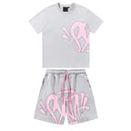 CONJUNTO SYNA WORLD GRIS / ROSA  DE VERANO