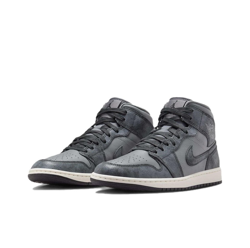 Air Jordan 1 Mid "Distressed Smoke Grey"