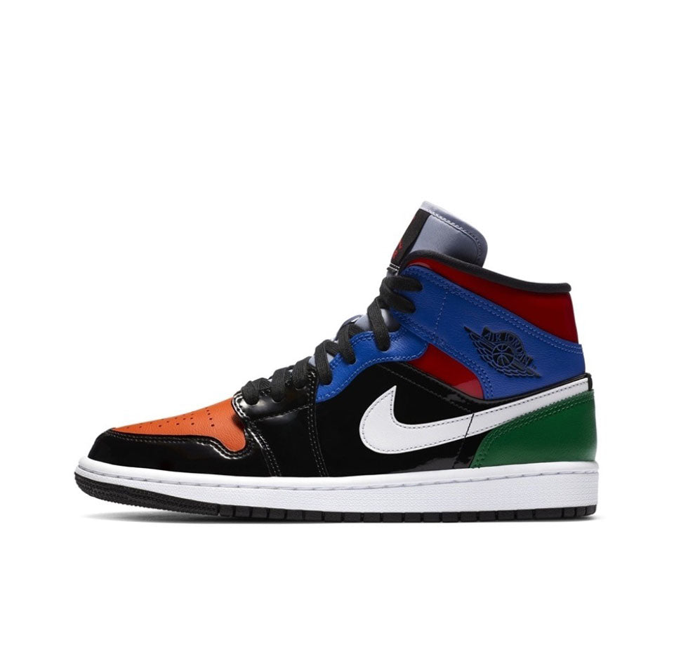 Air Jordan 1 Mid SE Multi Patent.
