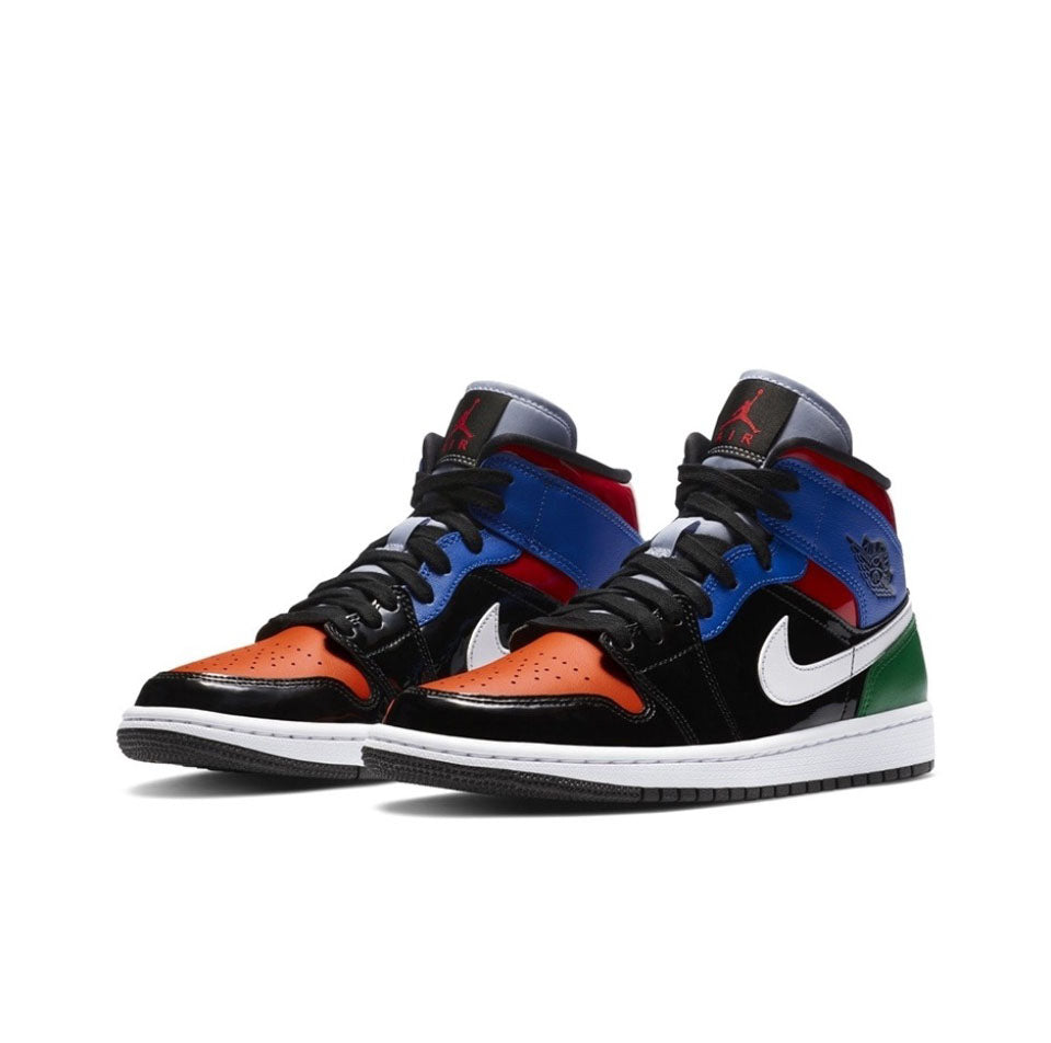 Air Jordan 1 Mid SE Multi Patent.