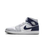 Air Jordan 1 Mid "Grey and Navy"