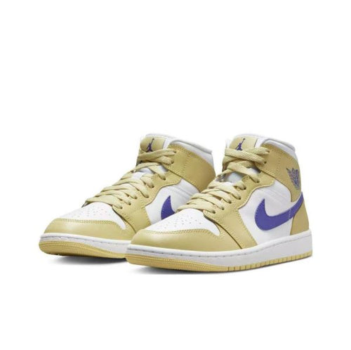 Air Jordan 1 Mid in the "Lemon Wash/Lapis"