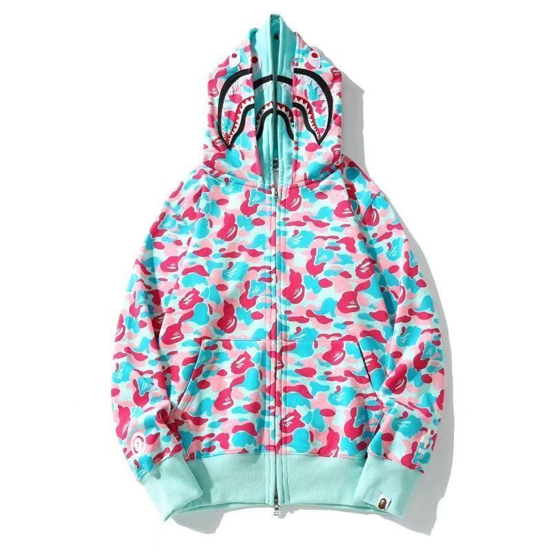 HOODIE BAPE AZUL / ROSA