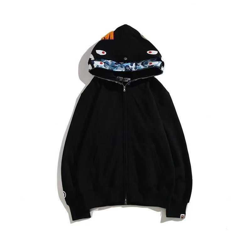 HOODIE BAPE BLACK / BLUE