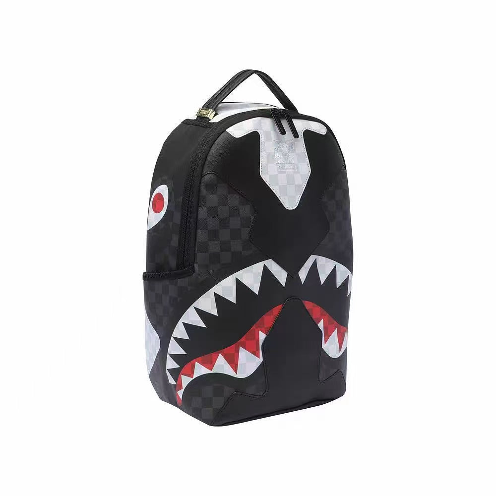 MOCHILA SPRAYGROUND SHARK NEGRO/ BLANCO