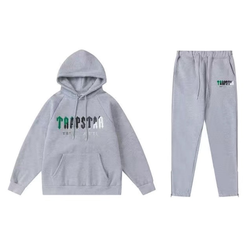 CONJUNTO TRAPSTAR GRIS " GREEN´S VERSION "