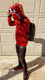 HOODIE BAPE ROJO