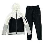 CONJUNTO NIKE TECH FLEECE BLANCO / NEGRO
