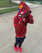 HOODIE BAPE ROJO