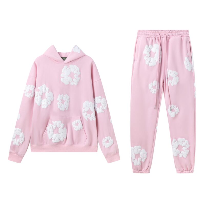 CONJUNTO DENIM TEARS ROSA