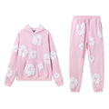 CONJUNTO DENIM TEARS ROSA