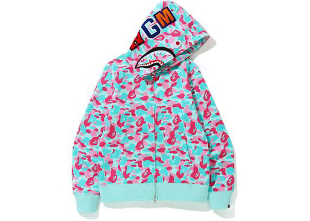HOODIE BAPE AZUL / ROSA