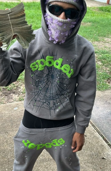 POLERON SP5DER! GRIS / VERDE