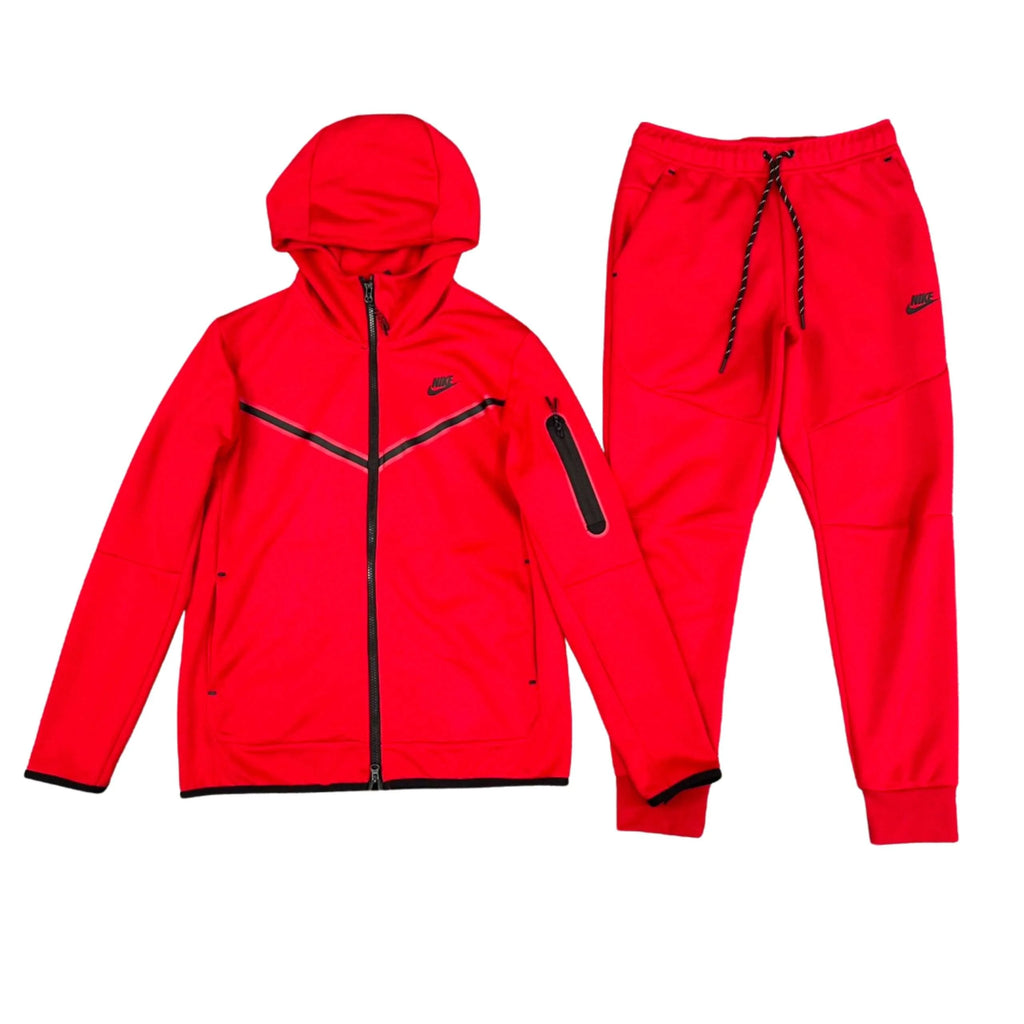 CONJUNTO NIKE TECH FLEECE ROJO