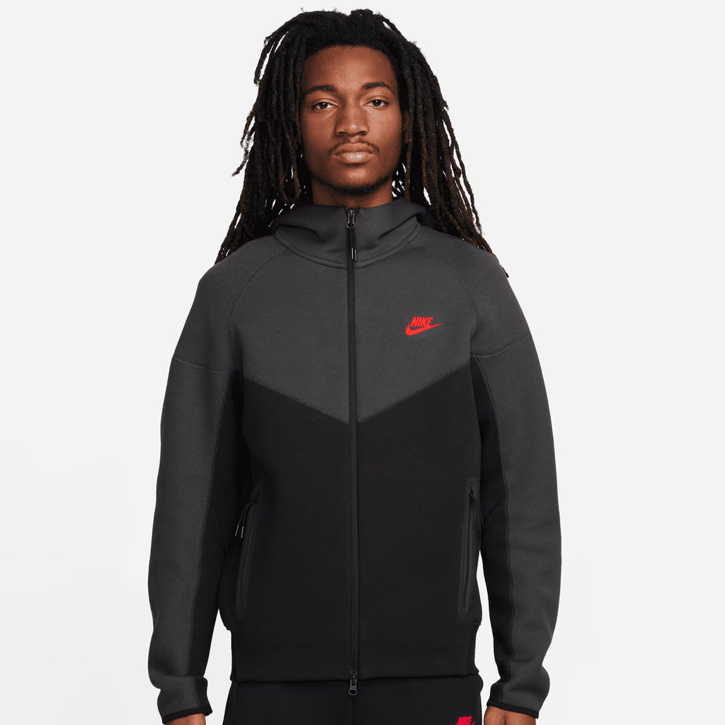 POLERON NIKE TECH FLEECE RED AND SHADOW