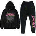 CONJUNTO SP5DER !  NEGRO / PINK