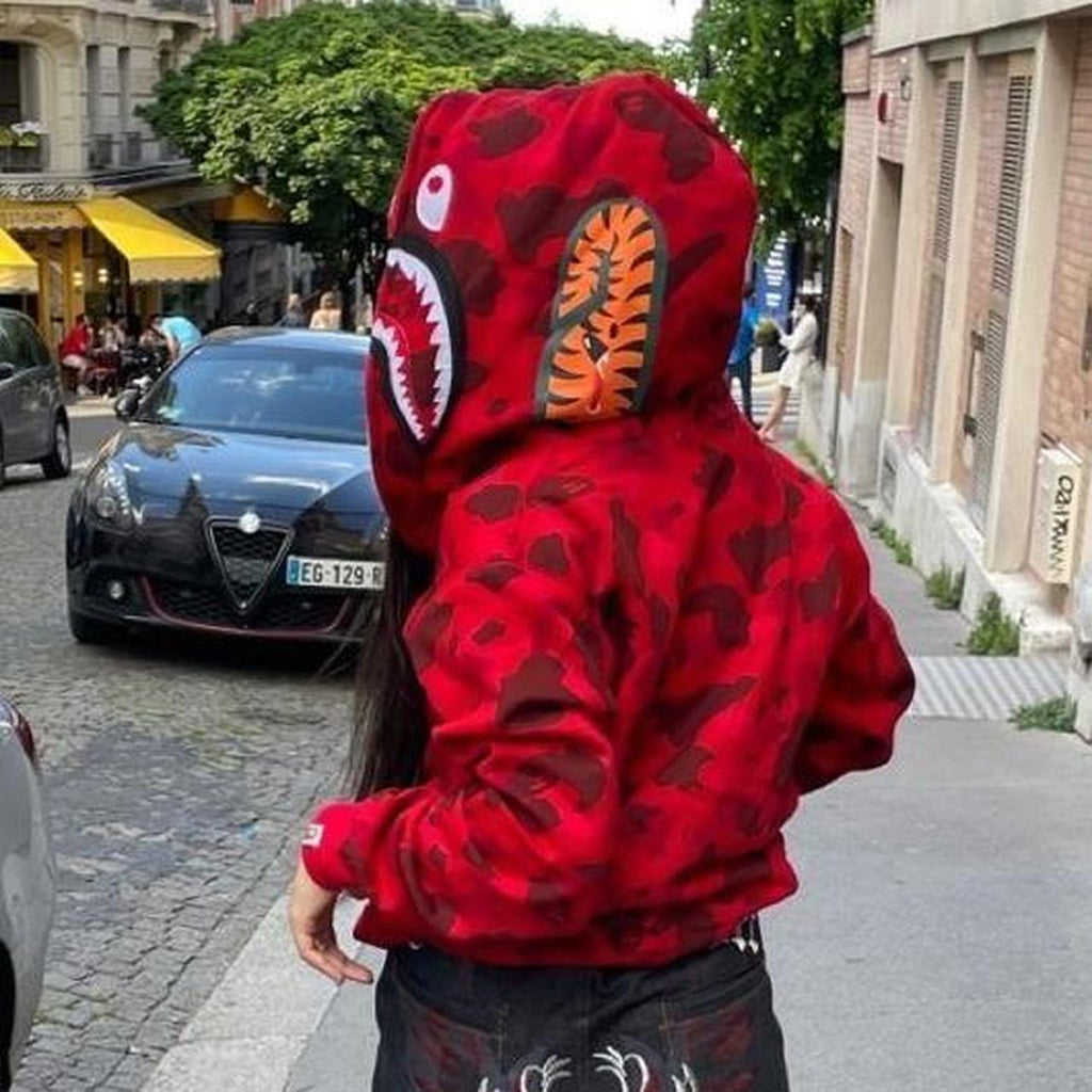 HOODIE BAPE ROJO