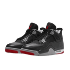 Air Jordan 4 Retro " Bred Reimagined " En cuero.