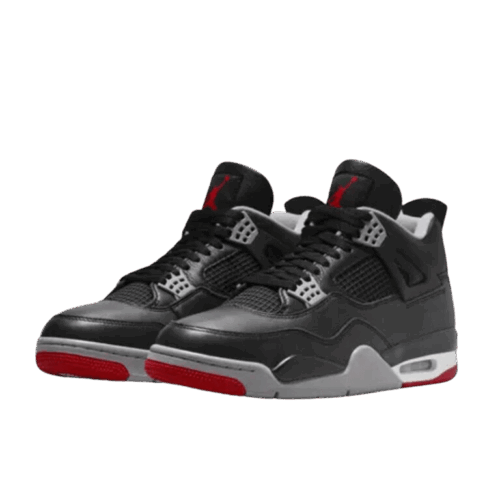 Air Jordan 4 Retro " Bred Reimagined " En cuero.