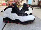 Air Jordan 10 Retro "Double Nickel" Red and white