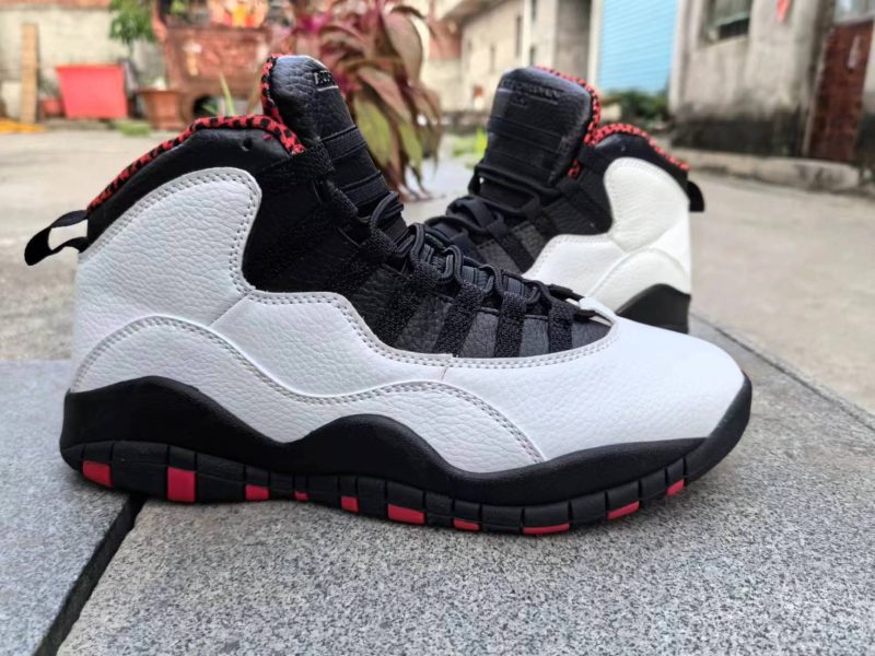 Air Jordan 10 Retro "Double Nickel" Red and white
