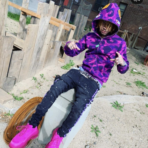 HOODIE BAPE MORADO