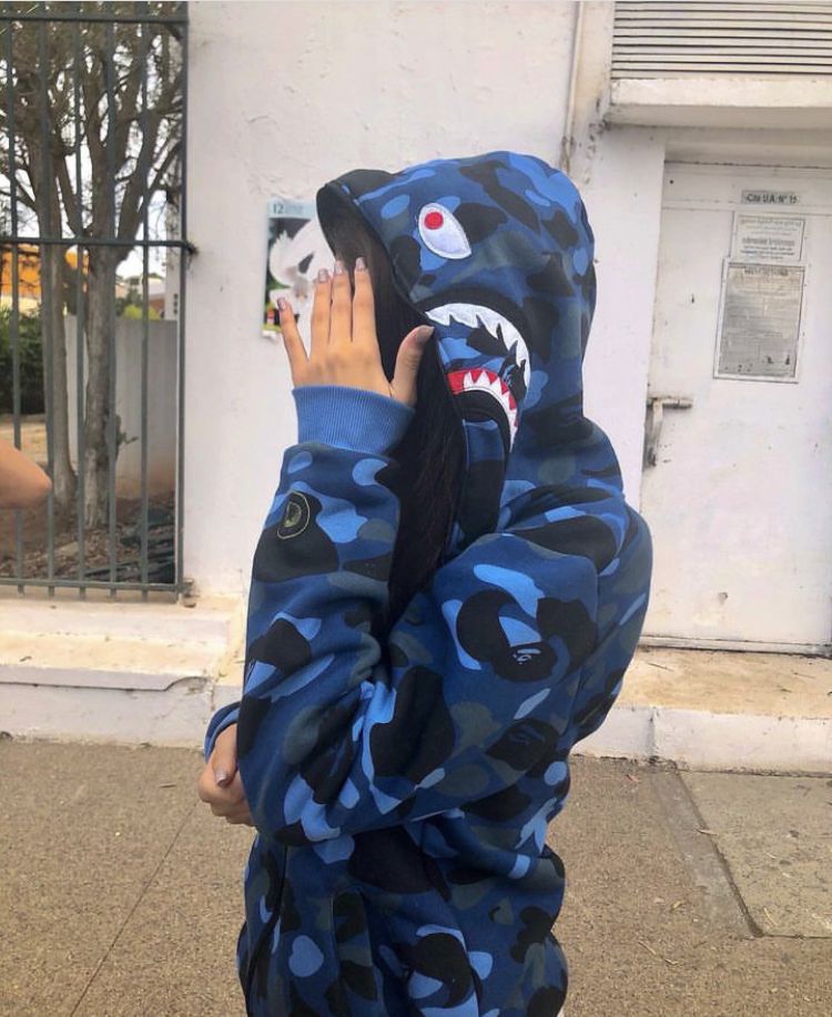 HOODIE BAPE DARK BLUE