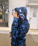 HOODIE BAPE DARK BLUE
