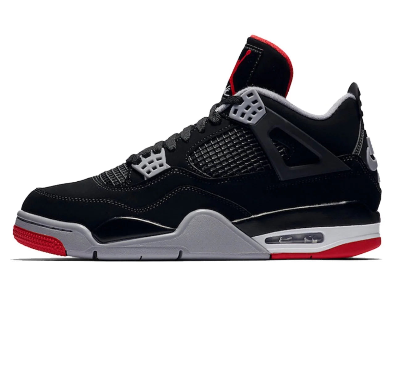 Air Jordan 4 Retro " Bred Reimagined " En cuero.