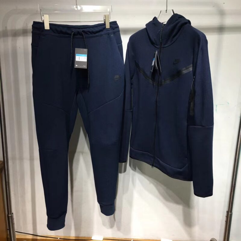 CONJUNTO NIKE TECH FLEECE AZUL OSCURO
