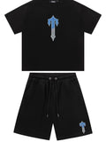 CONJUNTO DE VERANO TRAPSTAR NEGRO / AZUL