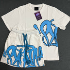CONJUNTO SYNA WORLD BLANCO / AZUL VERANO