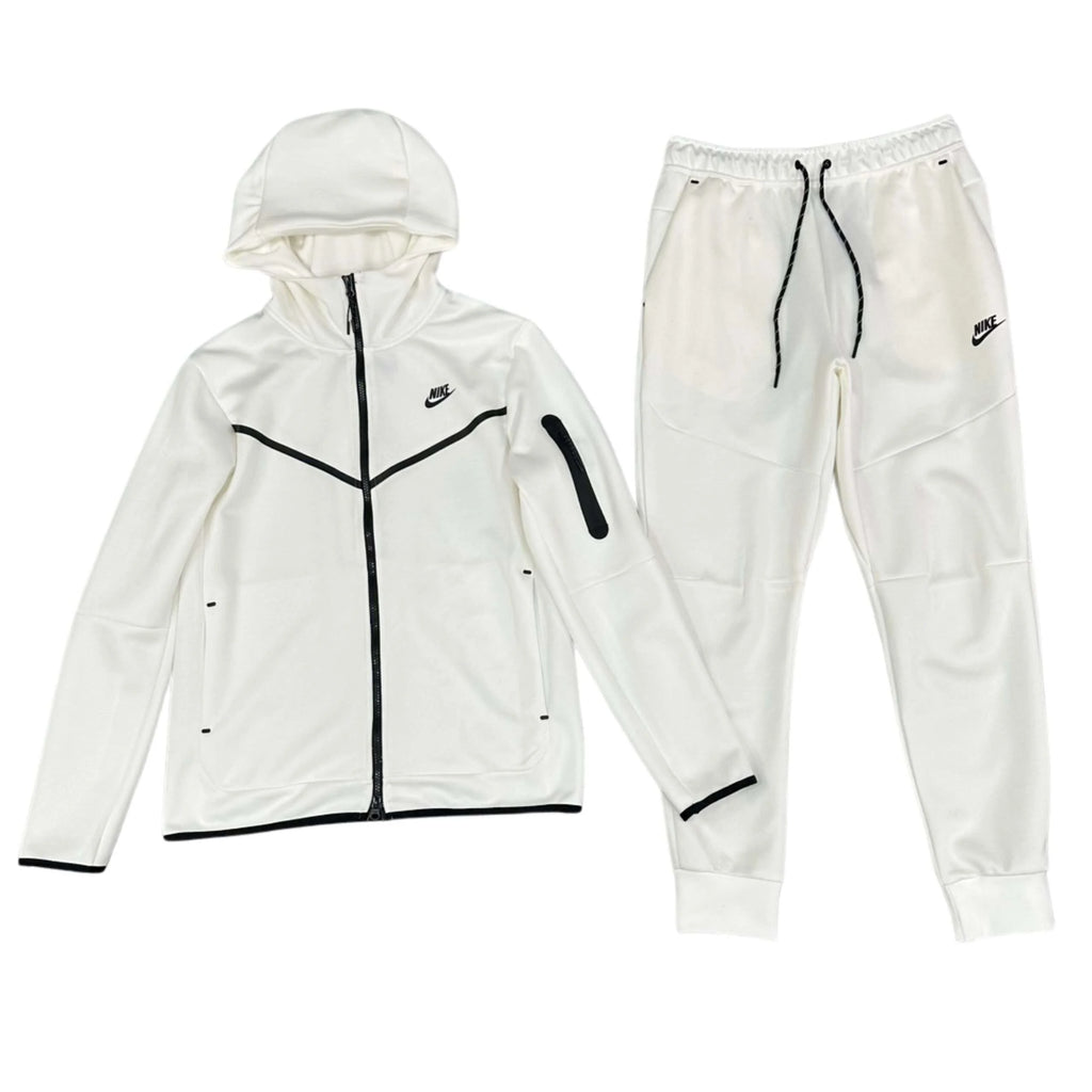 CONJUNTO NIKE TECH FLEECE BLANCO