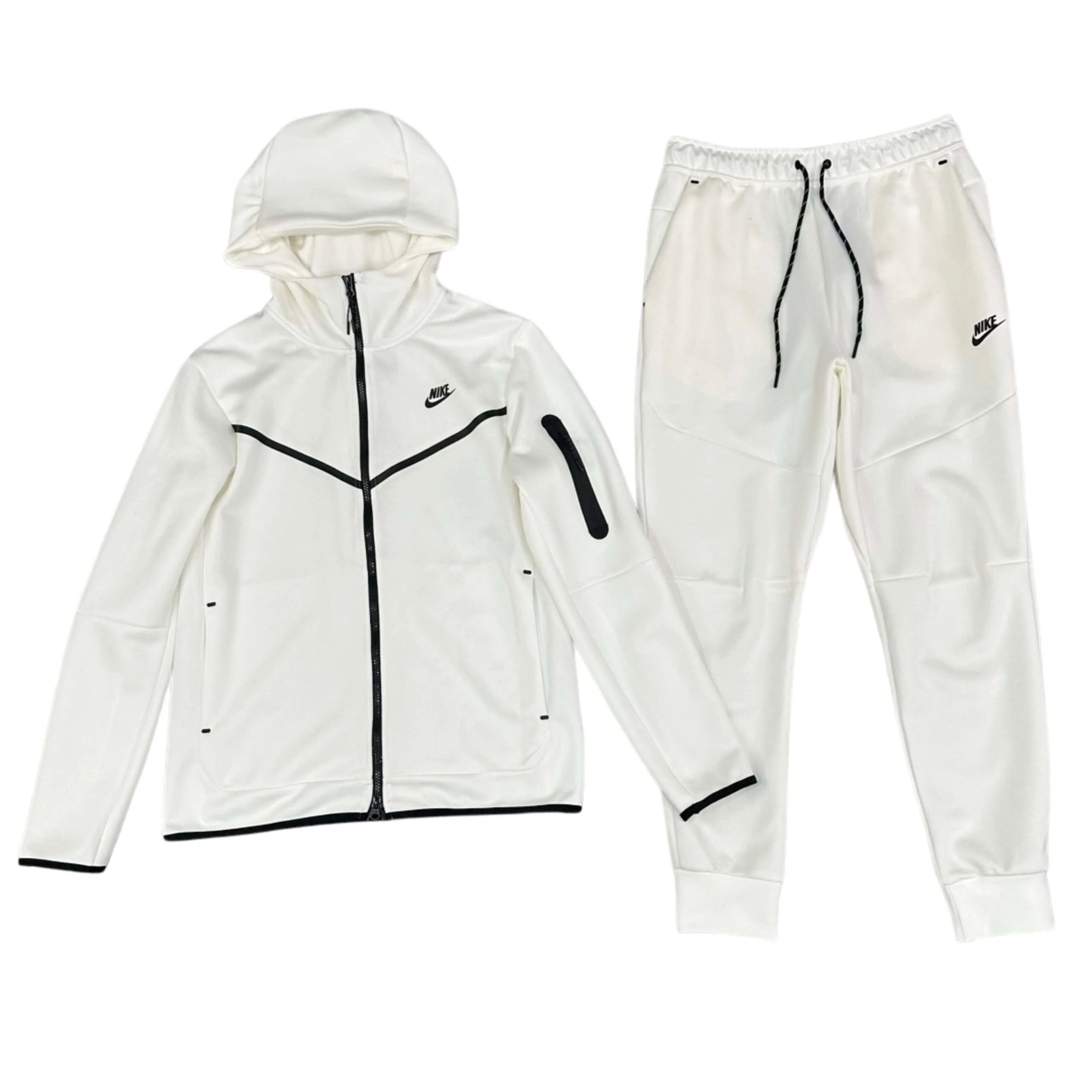 CONJUNTO NIKE TECH FLEECE BLANCO